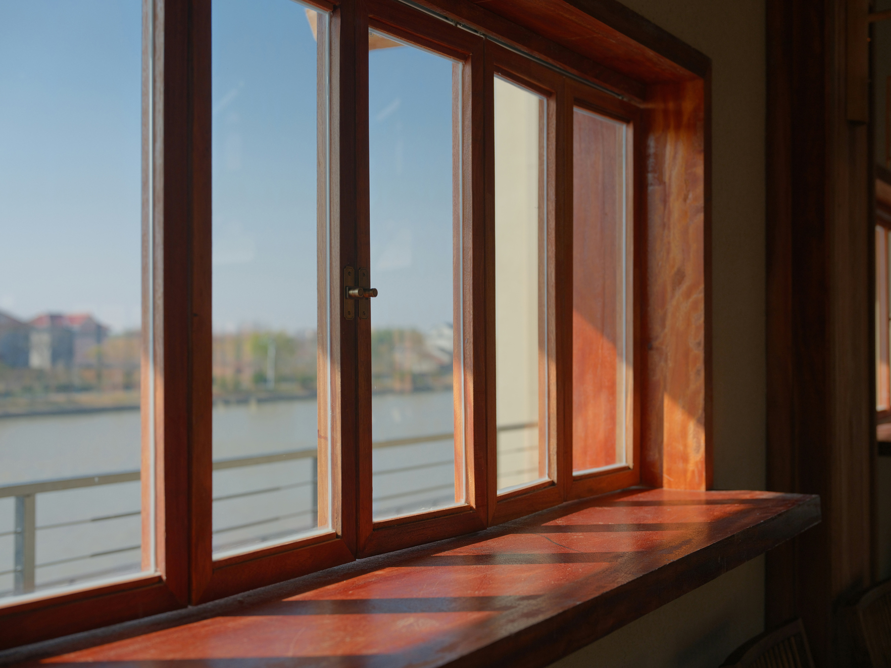 Glasoberfläche im Nahbereich